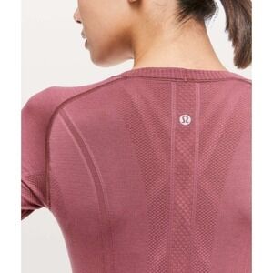 Lululemon Woman's Plum Long Sleeve Swiftly Tech Shirt Top